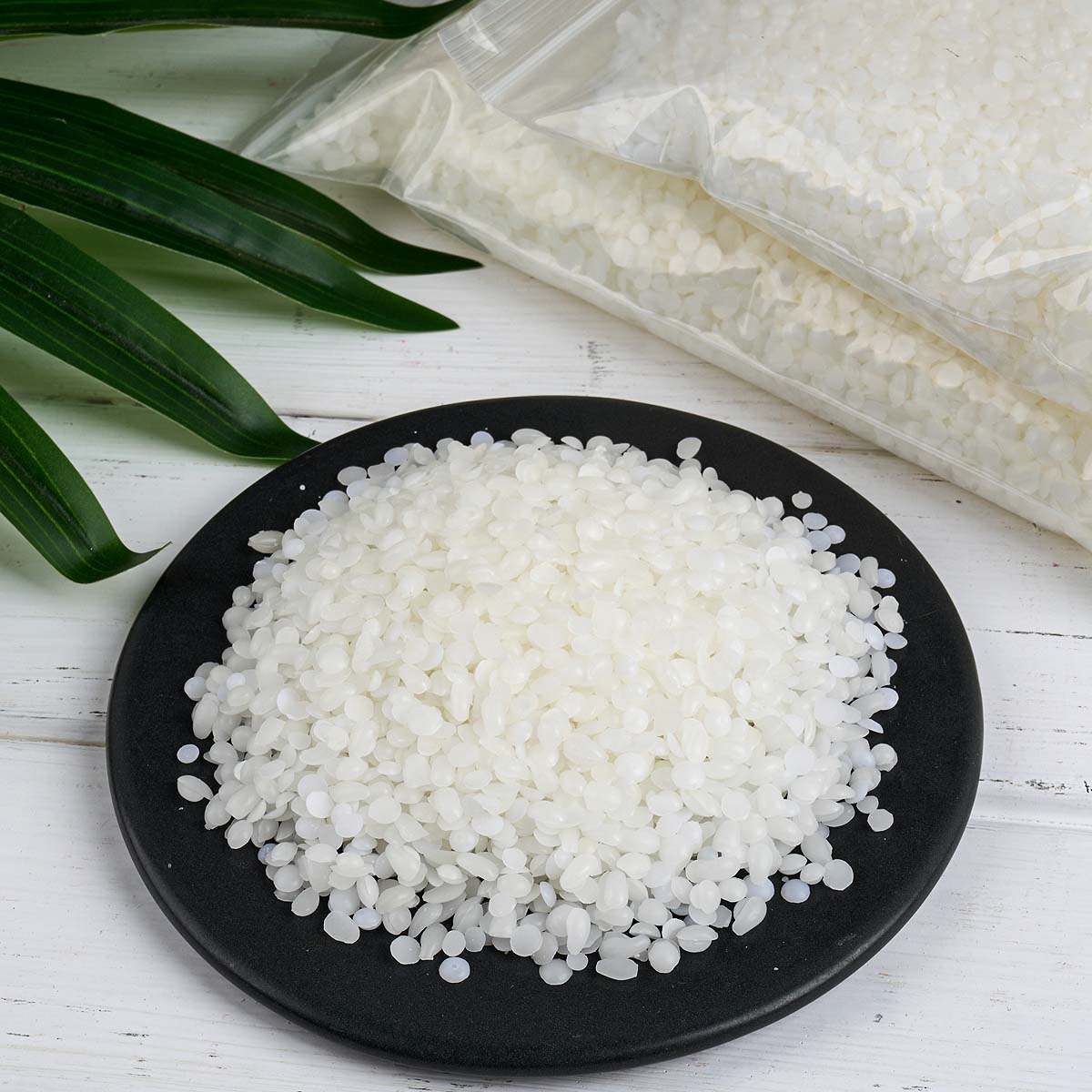 Candle Supplies Beeswax - ขี้ผึ้งสีขาวบริสุทธิ์จากธรรมชาติแบบเม็ด บรรจุในถุง สำหรับทำเทียน DIY วัสดุทำเทียนไร้กลิ่น เม็ดขี้ผึ้ง