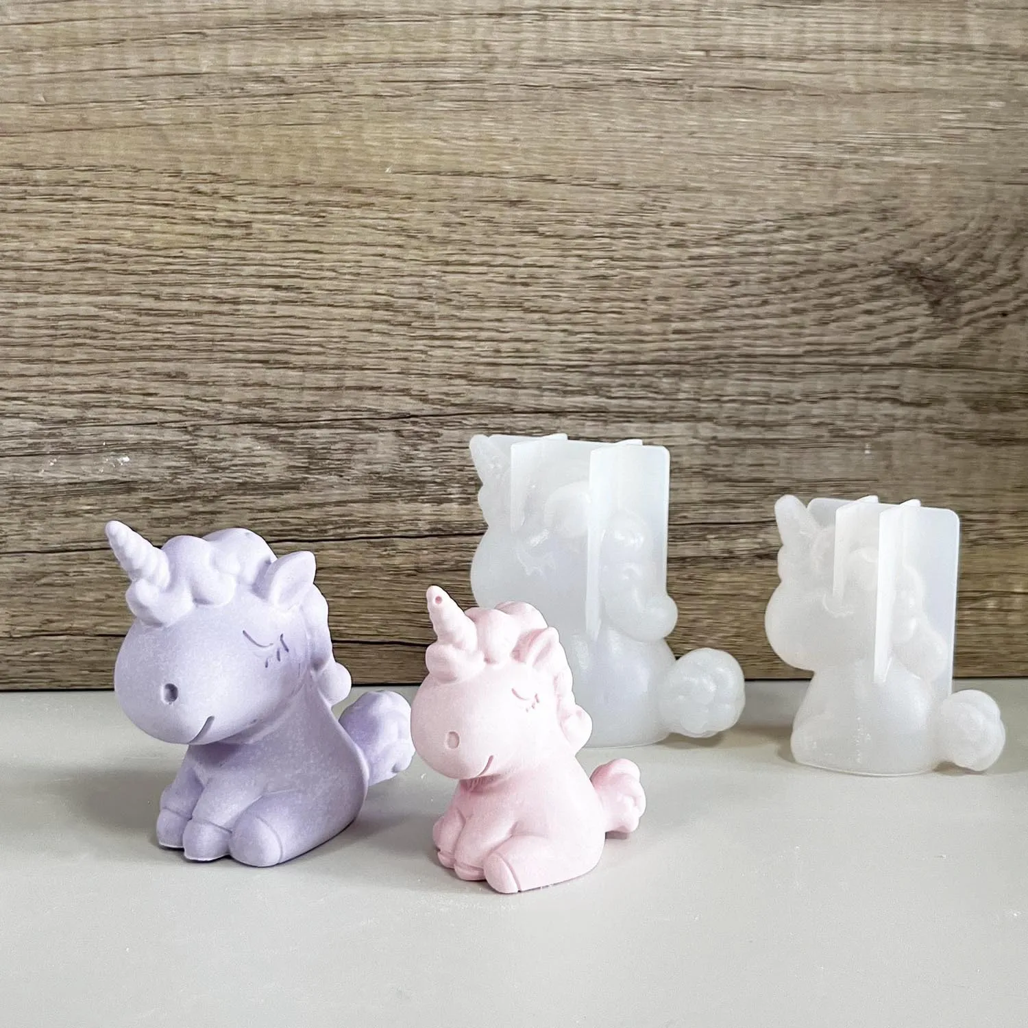 Candle Making Supplies Kit - 3D เรขาคณิตซิลิโคนยูนิคอร์นแมวกวางหมีแม่พิมพ์สบู่เทียน Make Clay พลาสเตอร์เรซิ่นหัตถกรรมแม่พิมพ์เค้กตกแต่งเบเกอรี่เครื่องมือ