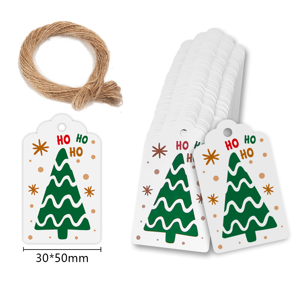 Kraft Hang Tag - Merry Christmas หมวดหมู่กระดาษคราฟท์การ์ดป้าย DIY Hang Tags