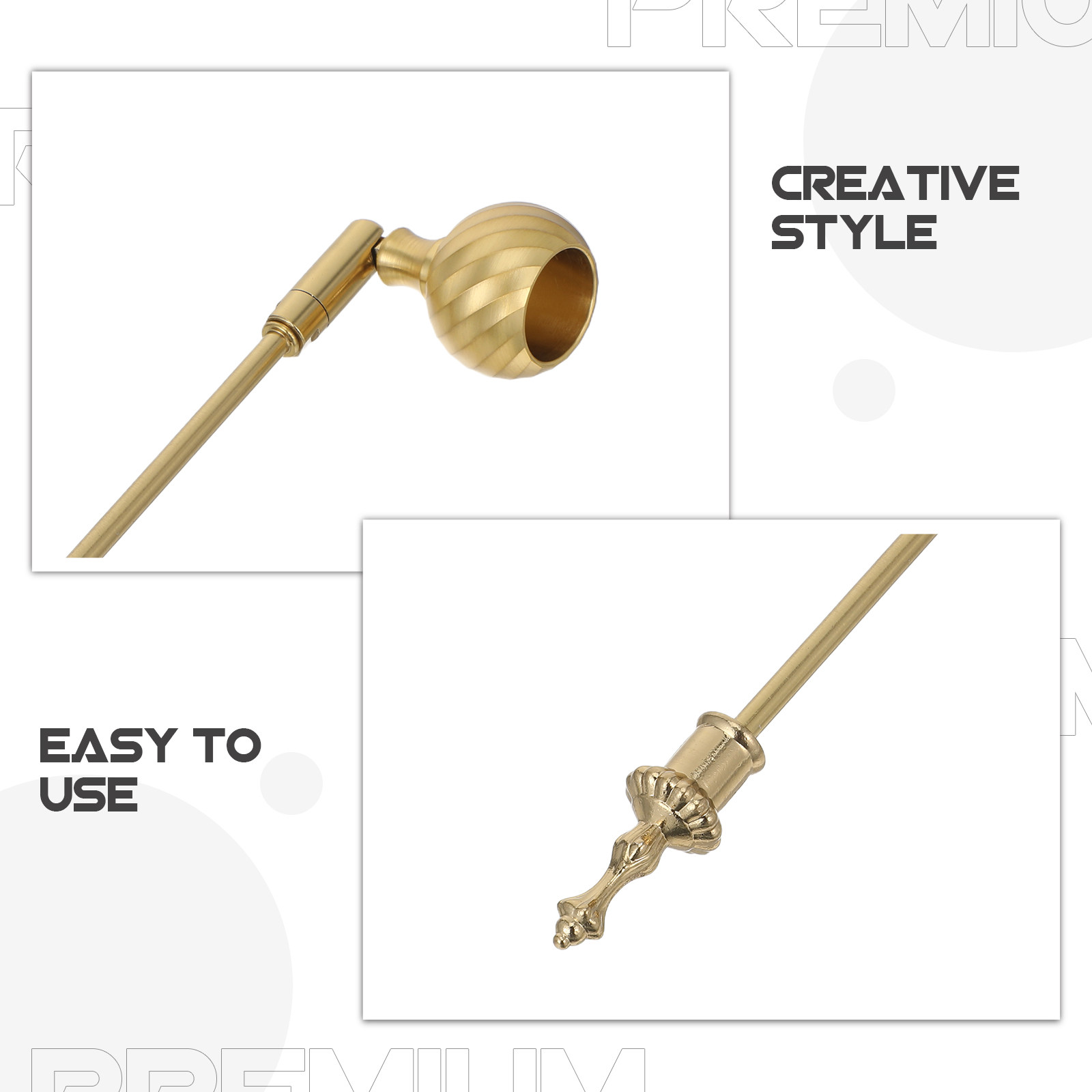 ที่ดับเทียนทรงฟักทองวินเทจ ที่ - Wick Dipper Tool บทวิจารณ์และราคา
