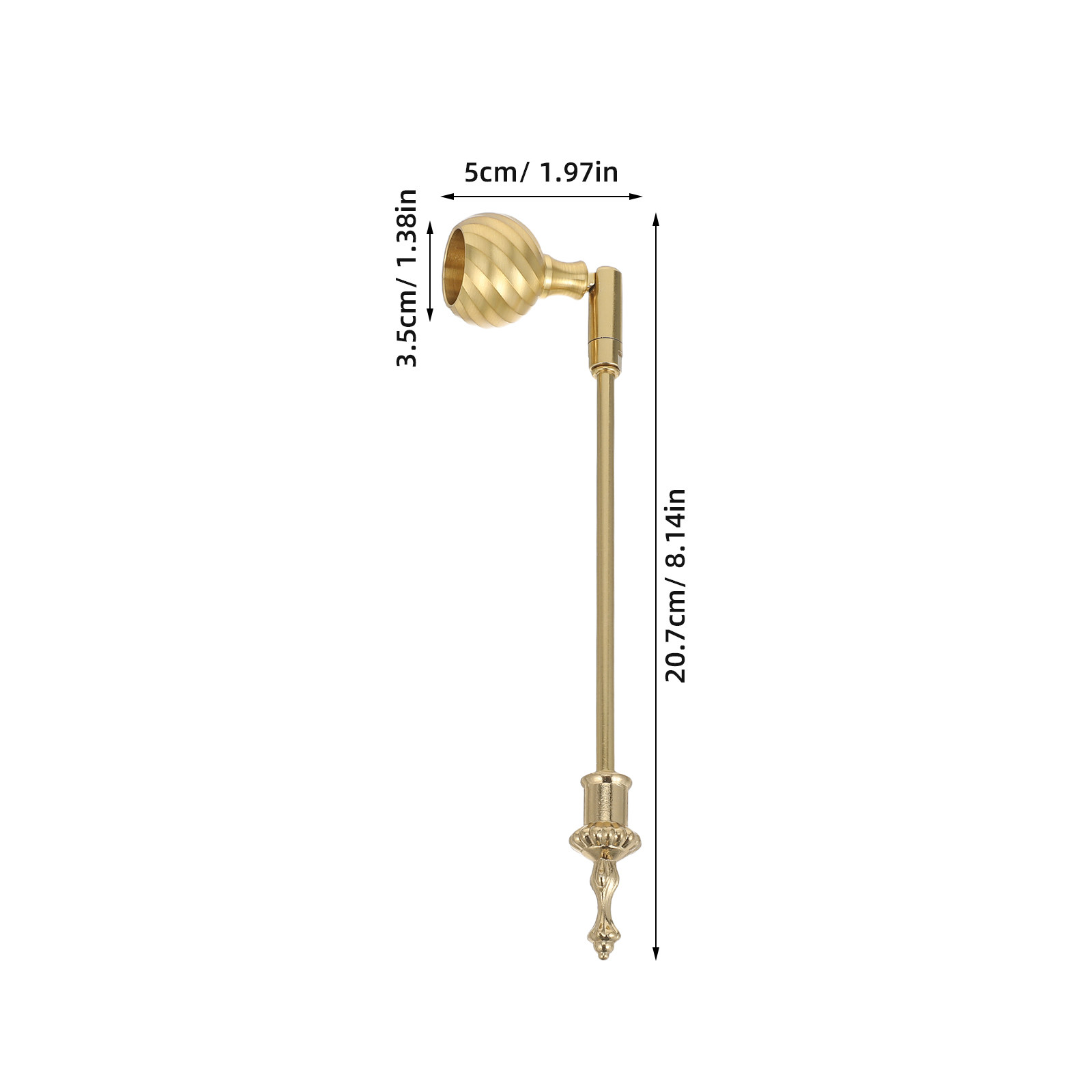 ที่ดับเทียนทรงฟักทองวินเทจ ที่ - Wick Dipper Tool บทวิจารณ์และราคา