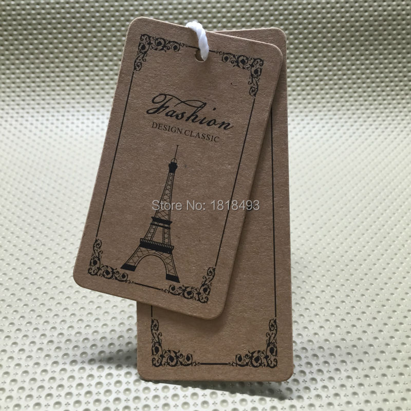 ปรับแต่งเสื้อผ้ากระดาษคราฟท์แท - Kraft Hang Tag บทวิจารณ์และราคา