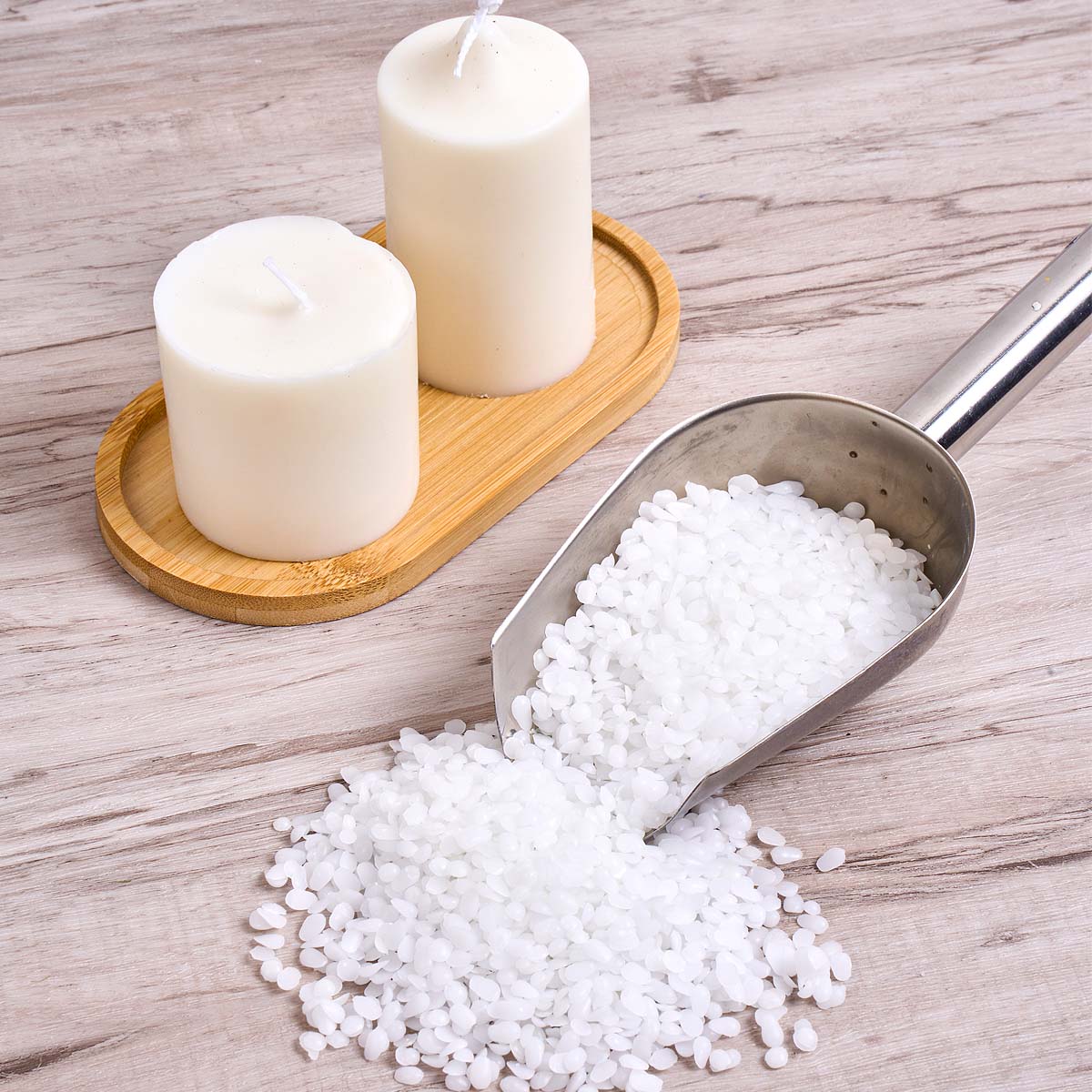 ขี้ผึ้งสีขาวบริสุทธิ์จากธรรมชา - Candle Supplies Beeswax บทวิจารณ์และราคา