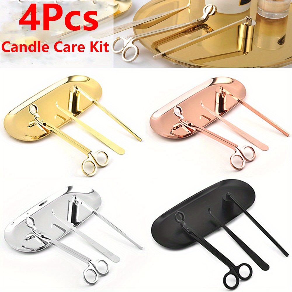 4 ชิ้น/เซ็ตหรูหราเทียนชุดดูแลส - Candle Making Supplies Kit บทวิจารณ์และราคา