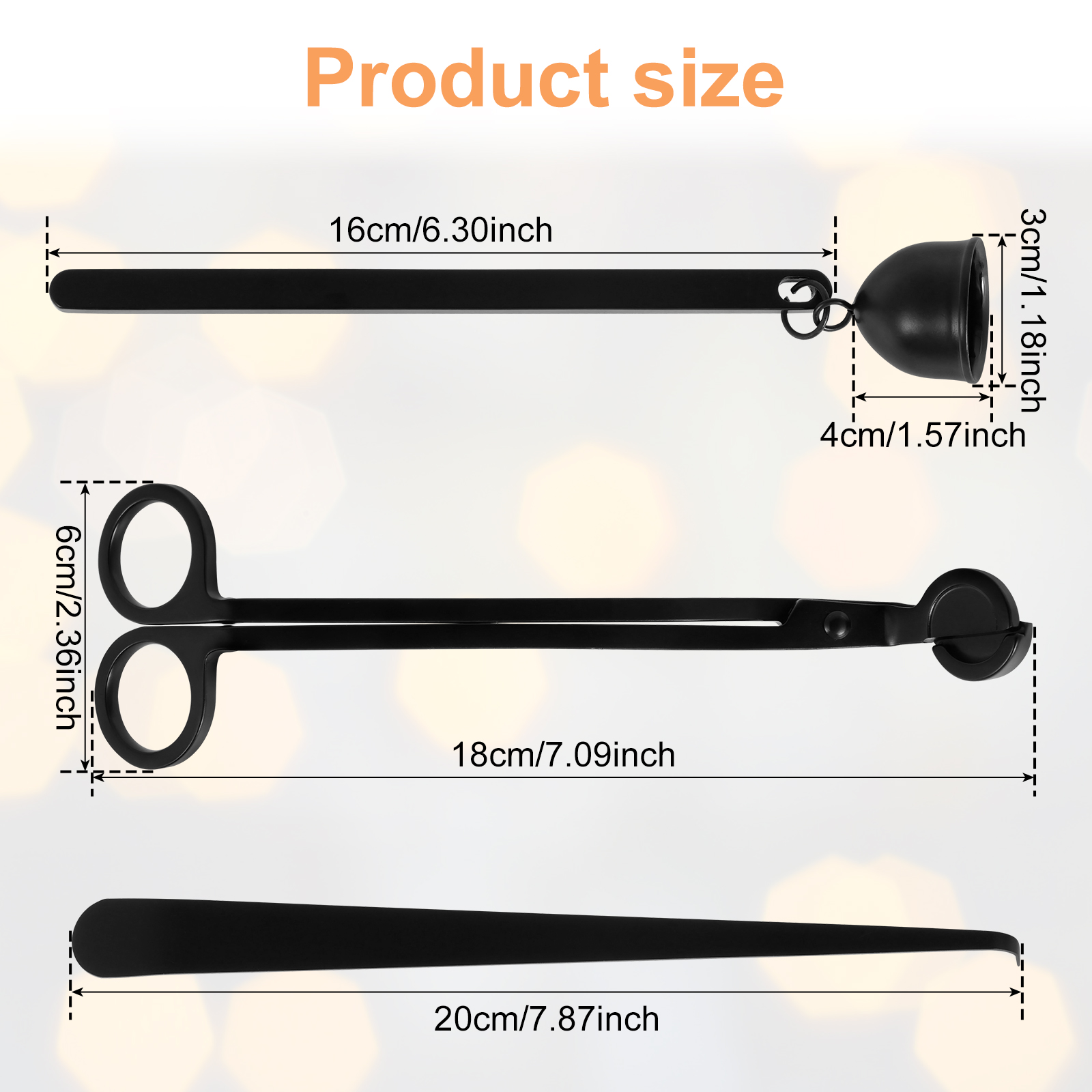 3 ชิ้นเทียนเครื่องมือดับเพลิงส - Wick Dipper Tool บทวิจารณ์และราคา