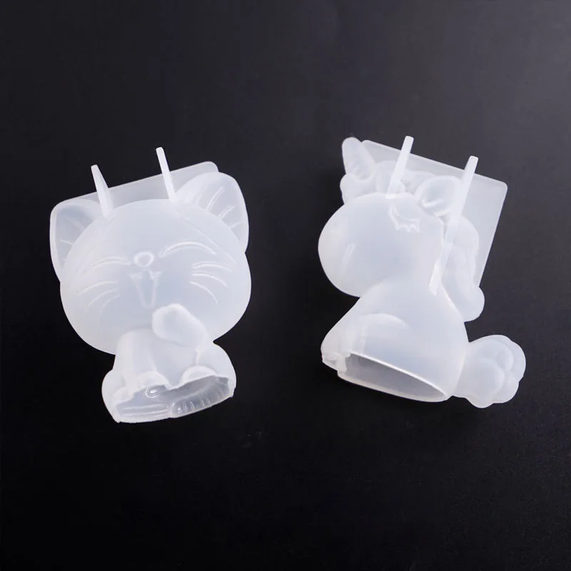 3D เรขาคณิตซิลิโคนยูนิคอร์นแมว - Candle Making Supplies Kit บทวิจารณ์และราคา
