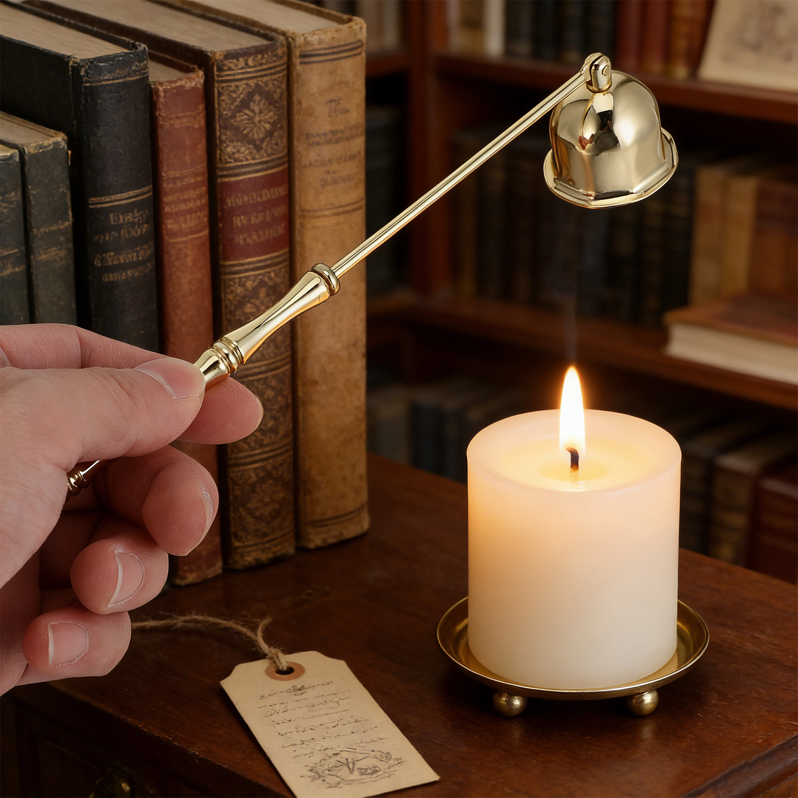ที่ดับเทียนสแตนเลส Golden Bell - Wick Dipper Tool บทวิจารณ์และราคา