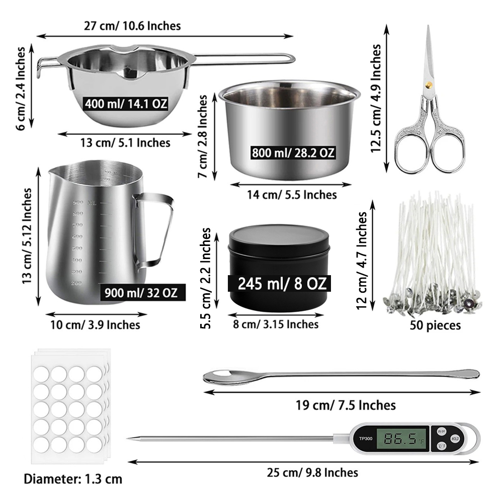 ชุดทำเทียน DIY Glintmos พร้อมแ - Candle Making Supplies Kit บทวิจารณ์และราคา