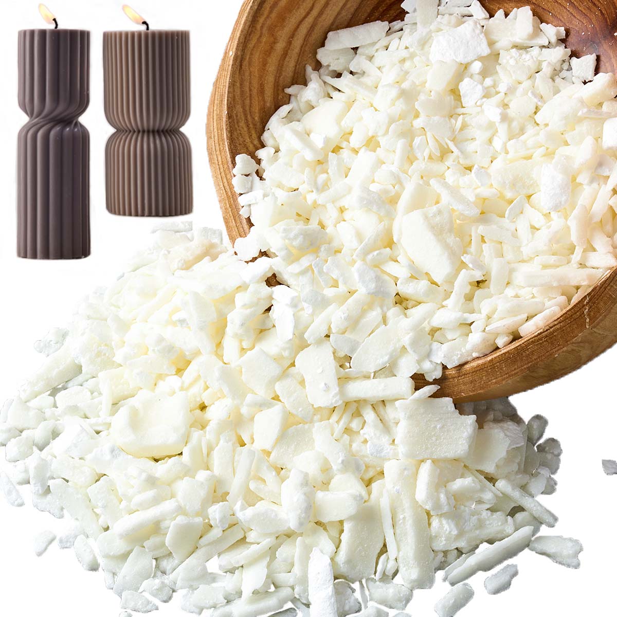 1 ปอนด์ขี้ผึ้งถั่วเหลืองสีขาวบ - Candle Making Supplies Kit บทวิจารณ์และราคา