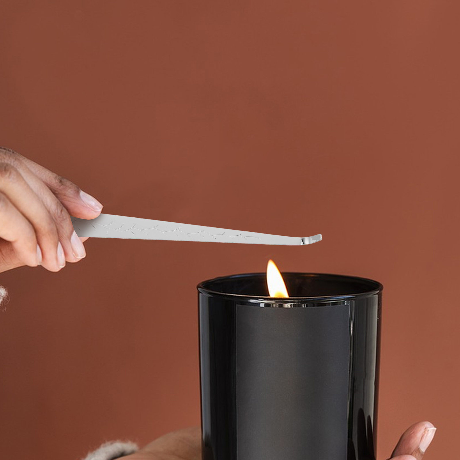 ที่ดับเทียนสแตนเลส 2 ชิ้น ด้าม - Wick Dipper Tool บทวิจารณ์และราคา