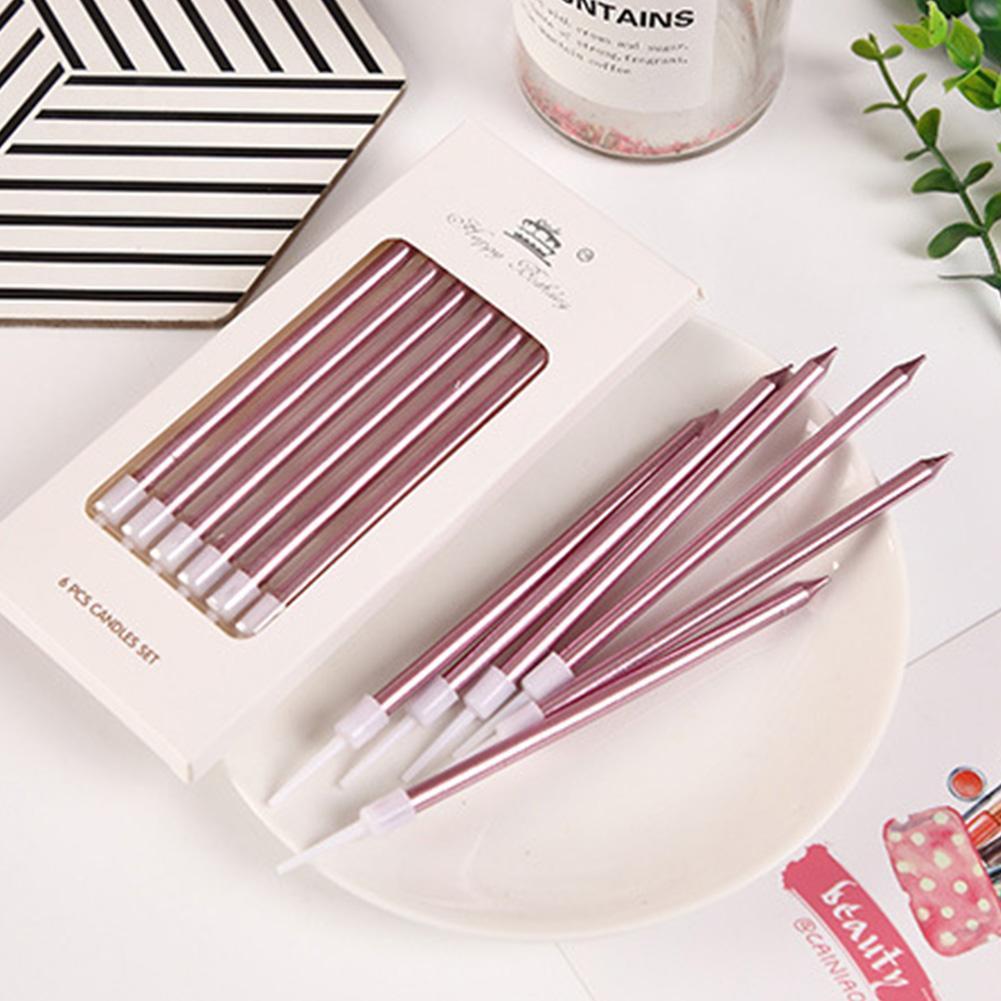 เทียนวันเกิดโลหะสีทองเงิน 6/18 - Supplies Of Candle บทวิจารณ์และราคา