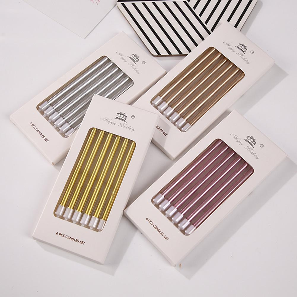 เทียนวันเกิดโลหะสีทองเงิน 6/18 - Supplies Of Candle บทวิจารณ์และราคา