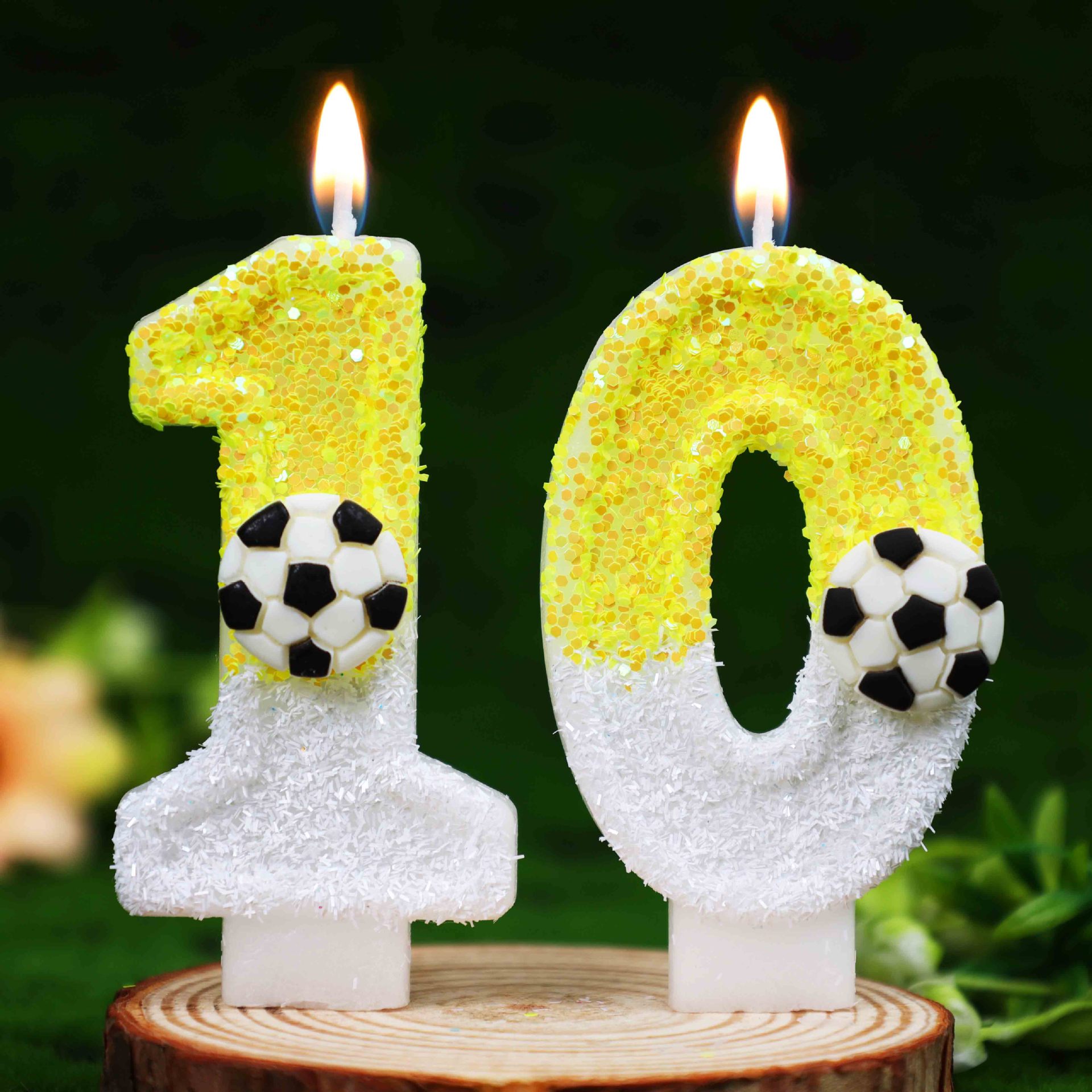 เทียนวันเกิดดิจิตอลรูปฟุตบอลปร - Supplies Of Candle บทวิจารณ์และราคา