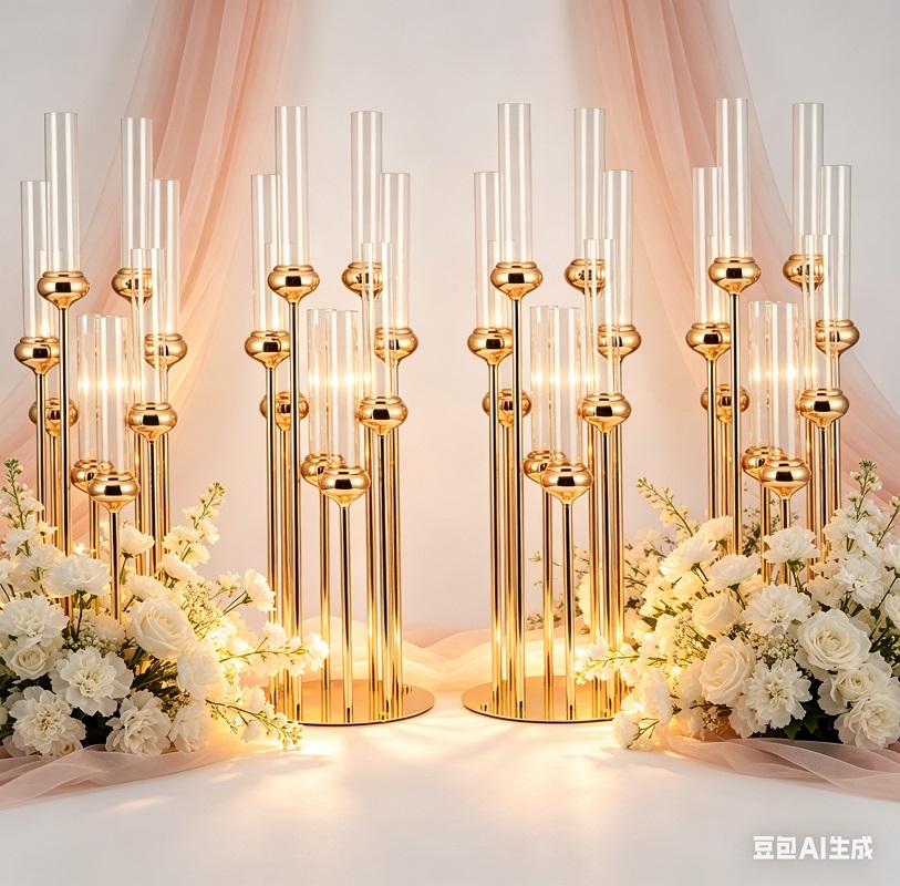 2/5/10 ชิ้น อุปกรณ์จัดงานแต่งง - Candle Supplies Luxury บทวิจารณ์และราคา