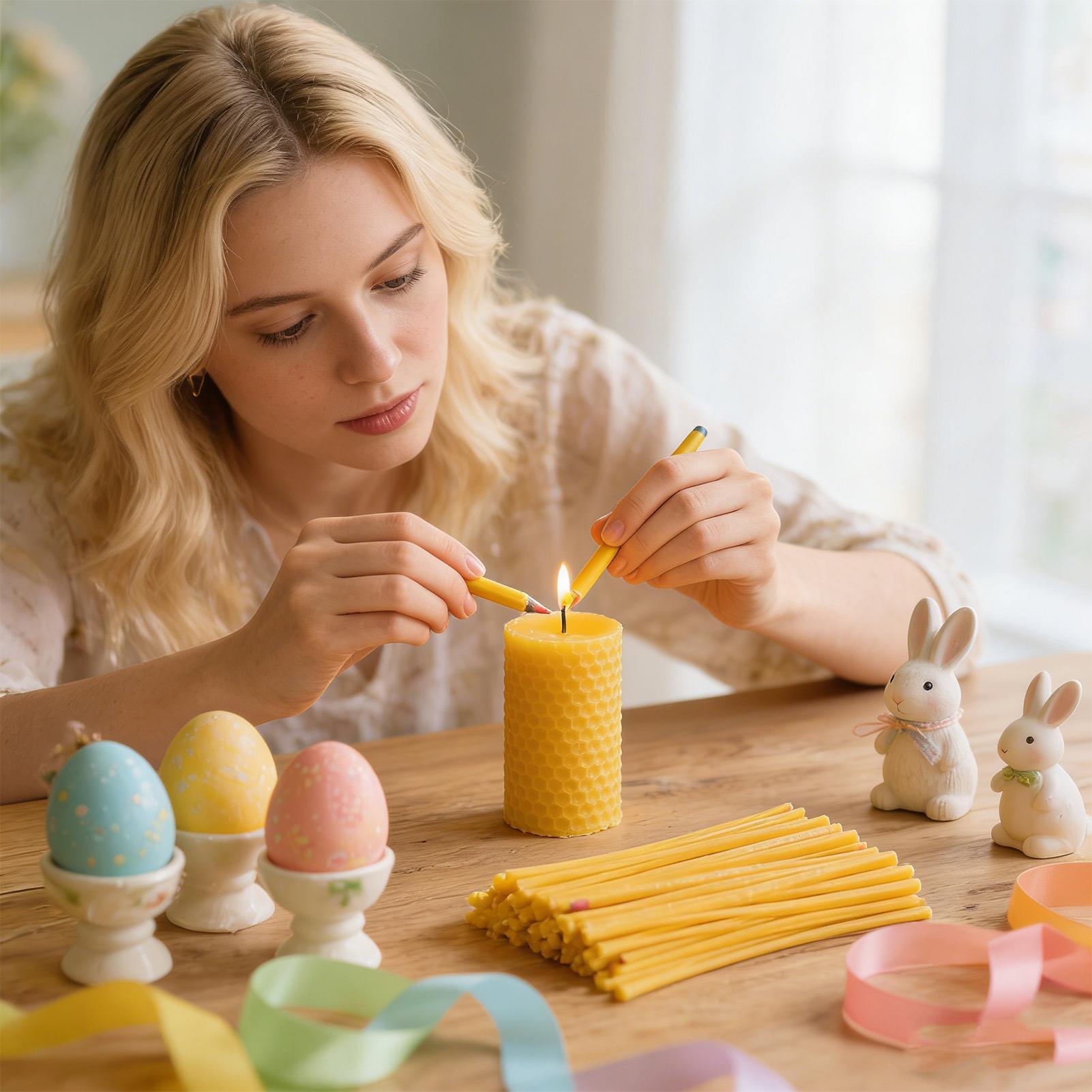 แท่งขี้ผึ้งตกแต่งไข่ 120 ชิ้น  - Candle Making Supplies Kit บทวิจารณ์และราคา
