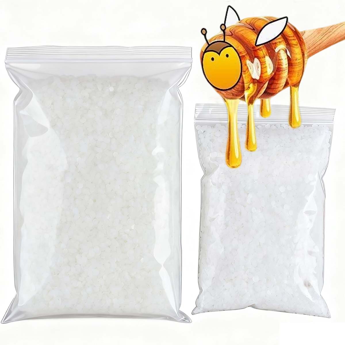 ขี้ผึ้งสีขาวบริสุทธิ์จากธรรมชา - Candle Supplies Beeswax บทวิจารณ์และราคา