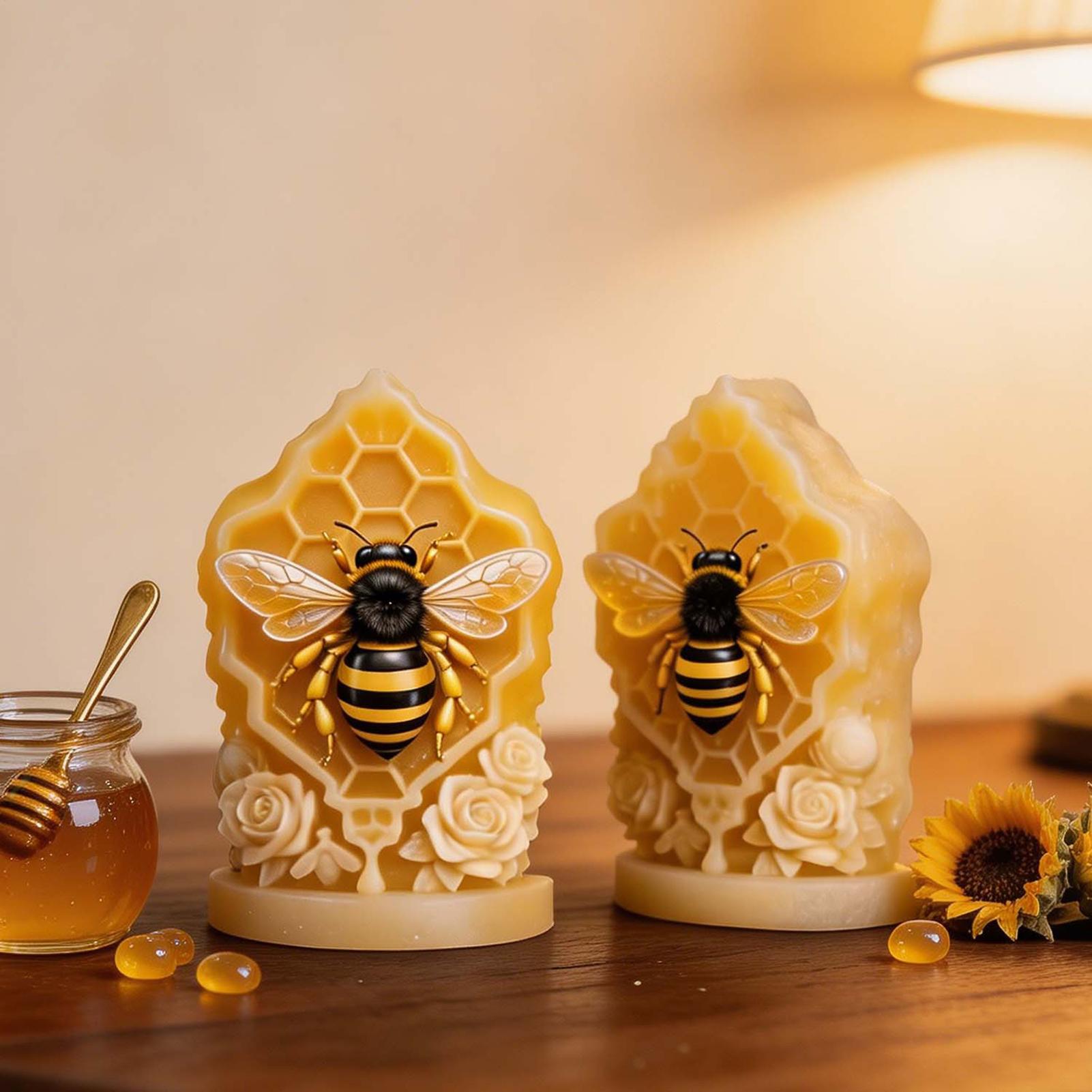 แม่พิมพ์ซิลิโคนรูปทรงรังผึ้ง 3 - Candle Supplies Beeswax บทวิจารณ์และราคา