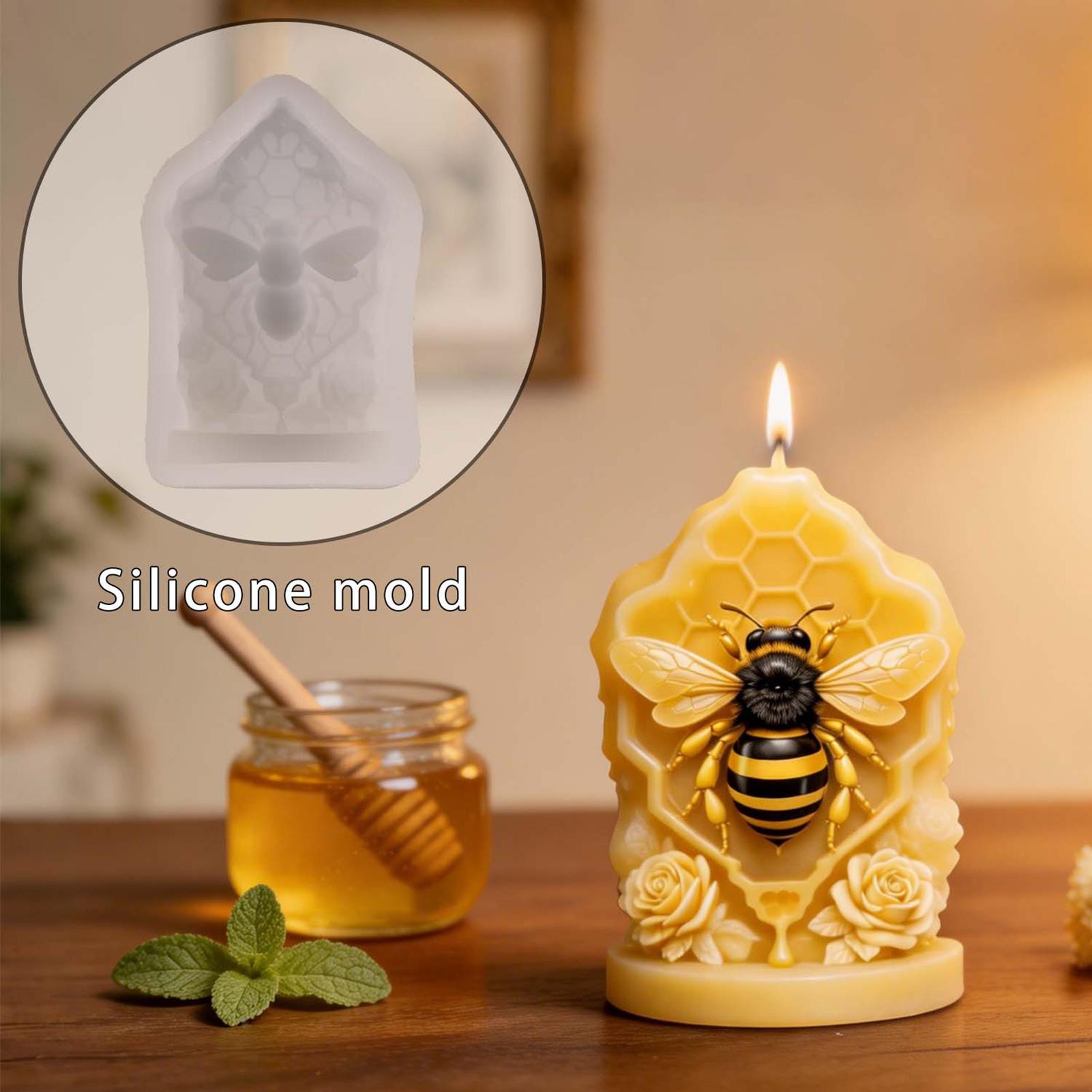 แม่พิมพ์ซิลิโคนรูปทรงรังผึ้ง 3 - Candle Supplies Beeswax บทวิจารณ์และราคา