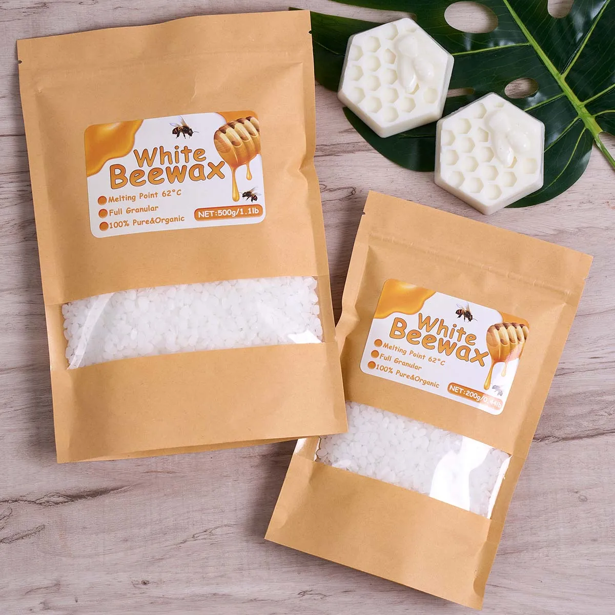 ขี้ผึ้งสีขาว 500 กรัม สำหรับทำ - Candle Supplies Beeswax บทวิจารณ์และราคา