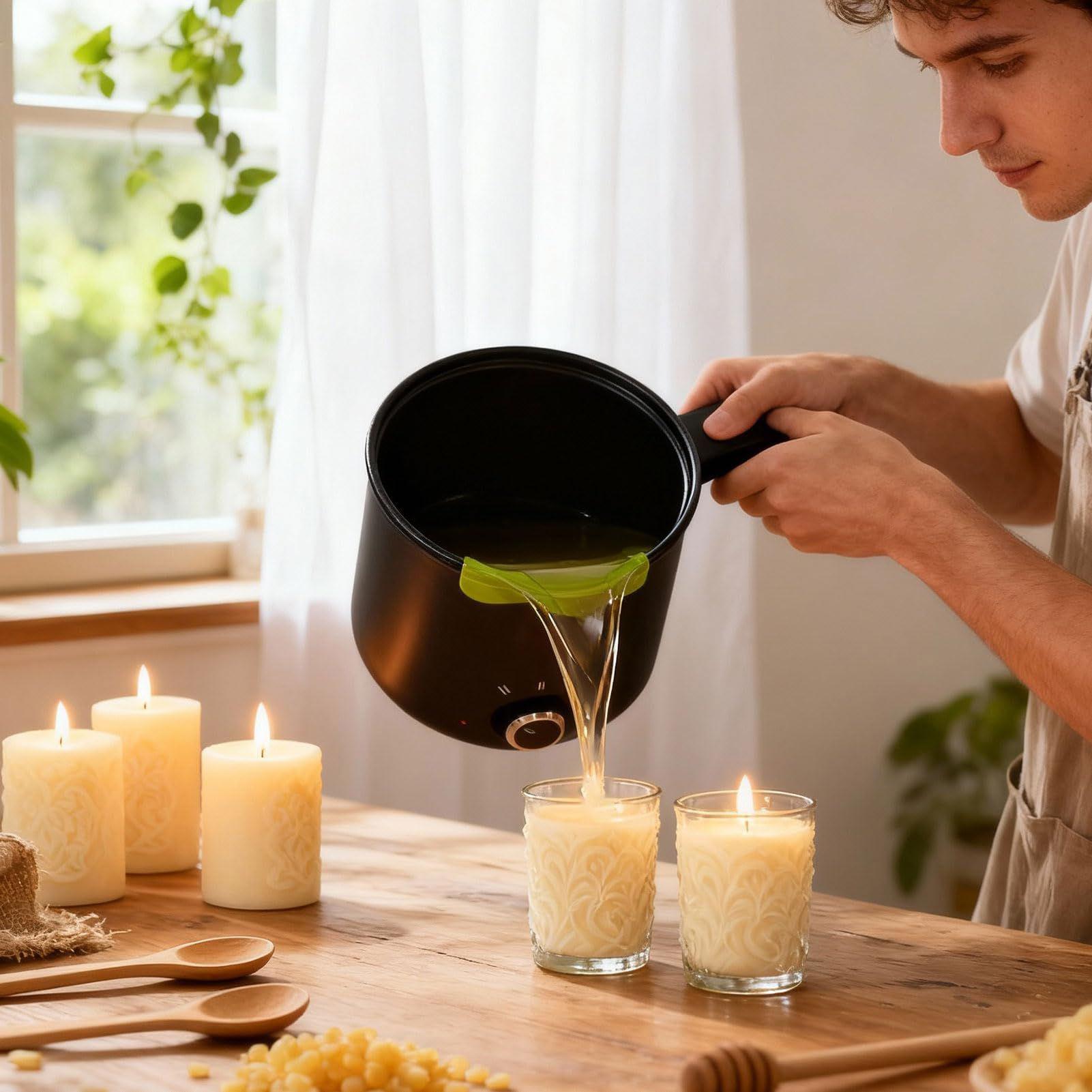 หม้อหลอมเทียน 1.5 ลิตร ขนาดใหญ - Candle Making Supplies Kit บทวิจารณ์และราคา