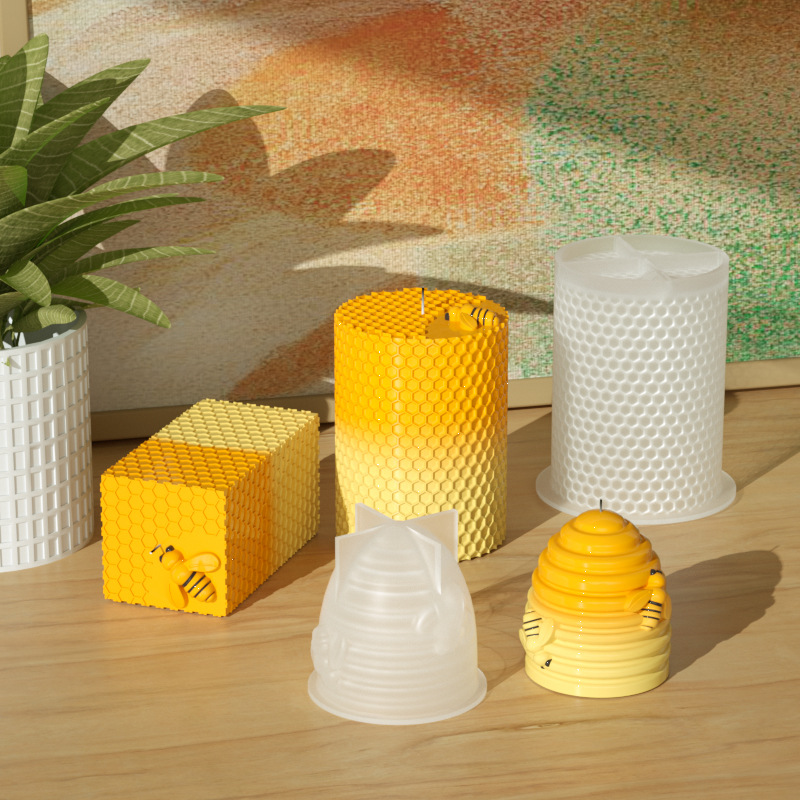 เทียนแม่พิมพ์ซิลิโคน3D Beeรังผ - Candle Supplies Beeswax บทวิจารณ์และราคา