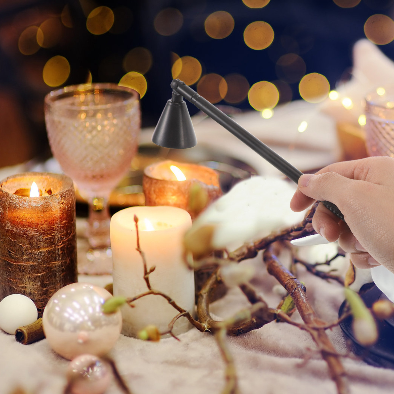 ที่ดับเทียนทรงระฆัง สแตนเลส 2- - Wick Dipper Tool บทวิจารณ์และราคา