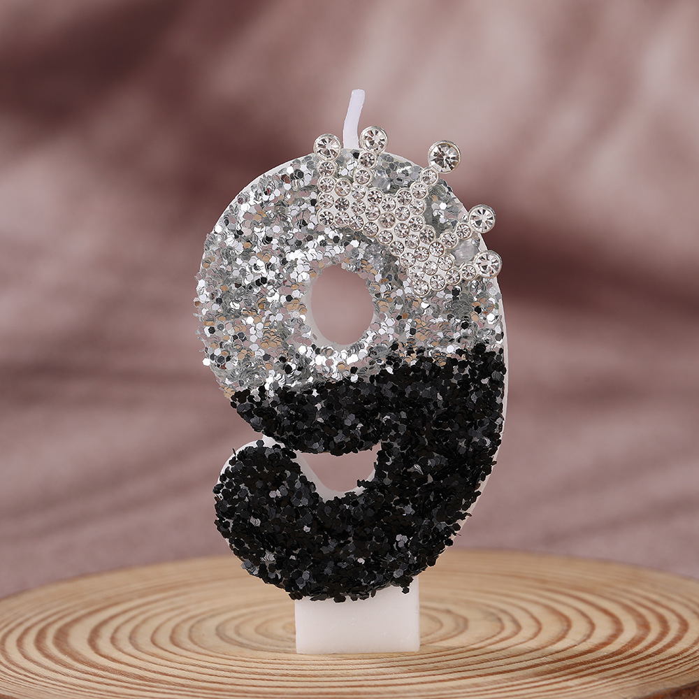 เทียนดิจิตอลทำมือสีดำไล่เฉดสีเ - Supplies Of Candle บทวิจารณ์และราคา