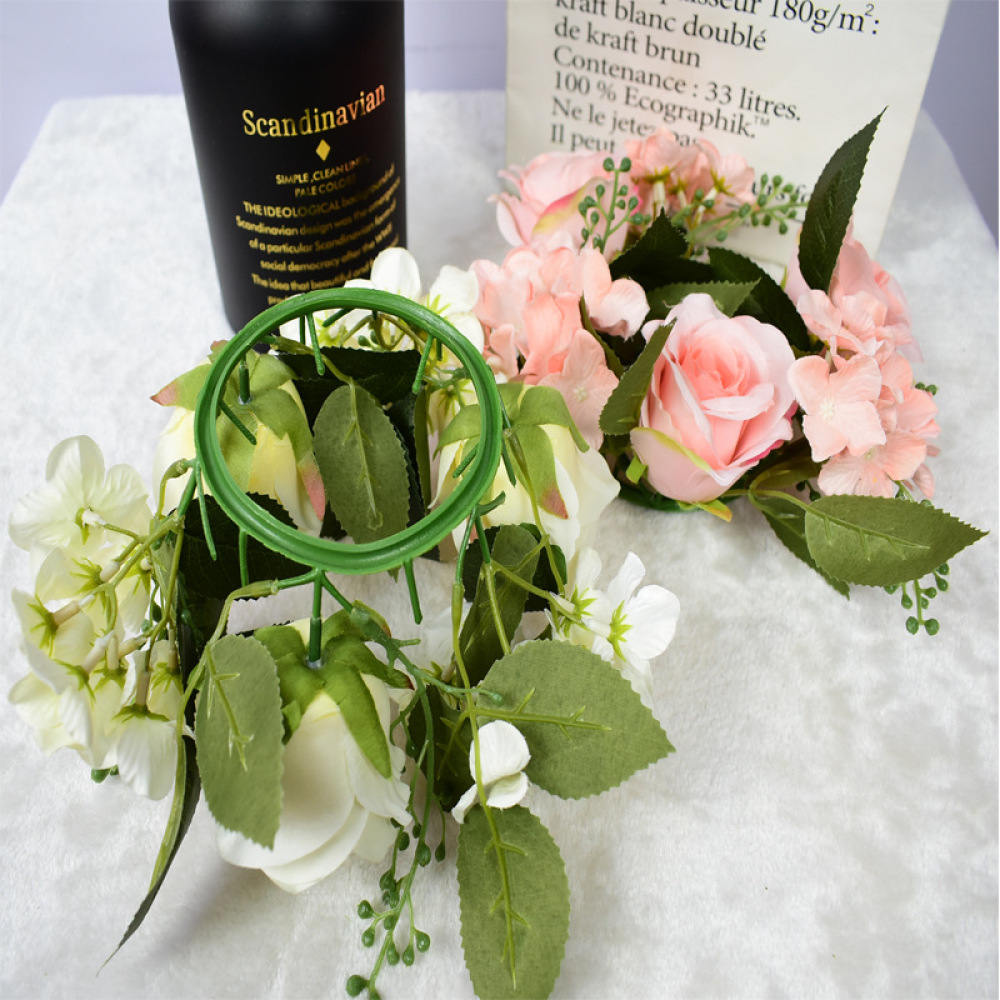 พวงกุหลาบประดิษฐ์ตกแต่งดอกไม้ส - Candle Supplies Luxury บทวิจารณ์และราคา